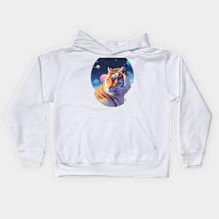 Cosmic Tiger Kids Hoodie